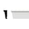 Ekena Millwork WM197 - 1 5/8"H x 5/8"P x 96"L Drip Cap Moulding, PVC WM197X96SWPV - alternate 1